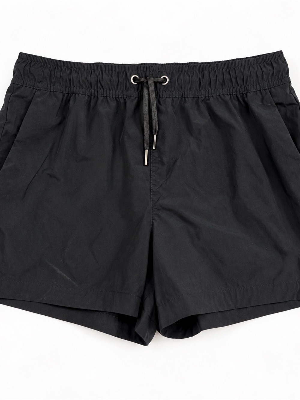 Athleta Midday Mid Rise Poplin Shorts — Black